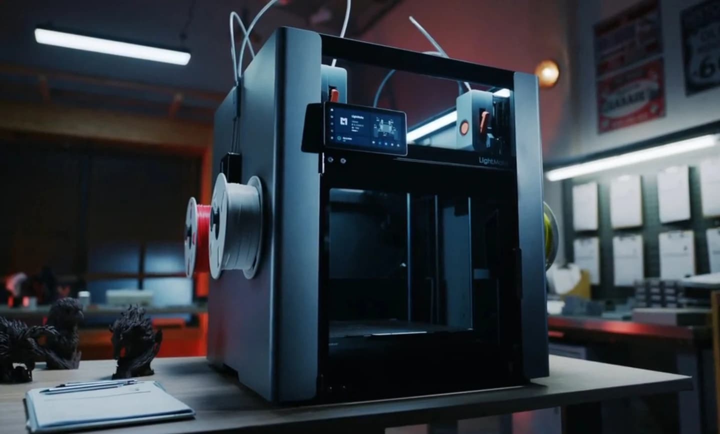 LightMake L4: impresora 3D de escritorio con cuatro cabezales