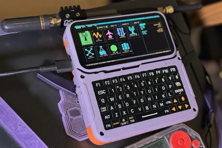 LakeShark convierte la LilyGO T-Display P4 en un escáner SDR de bolsillo