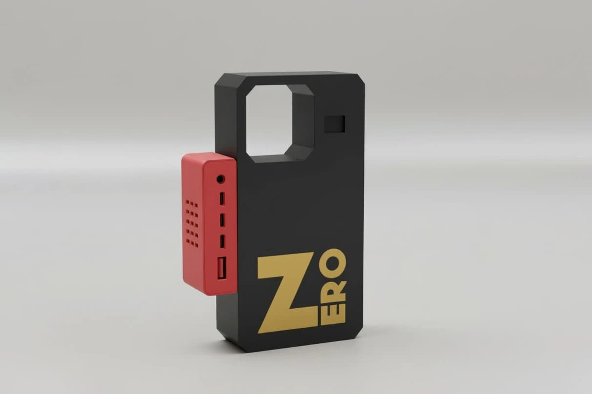Zero, el power bank impreso en 3D que se abre sin herramientas