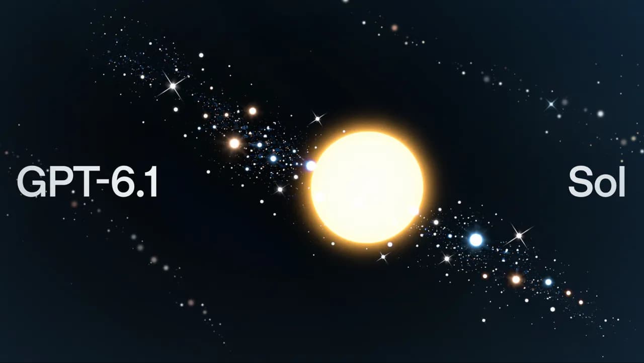 GPT-6.1 Sol se acerca a Astra y cuesta la quinta parte