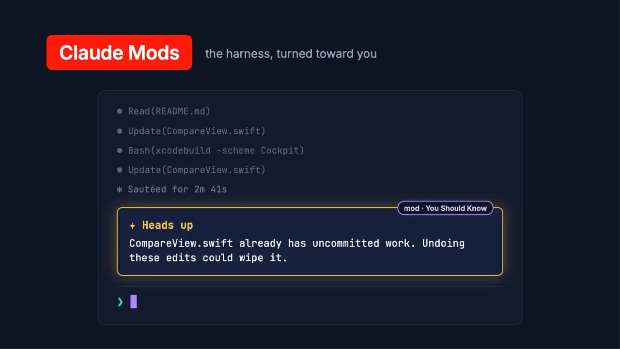 Claude Mods deja que el usuario diseñe la interfaz de Claude Code