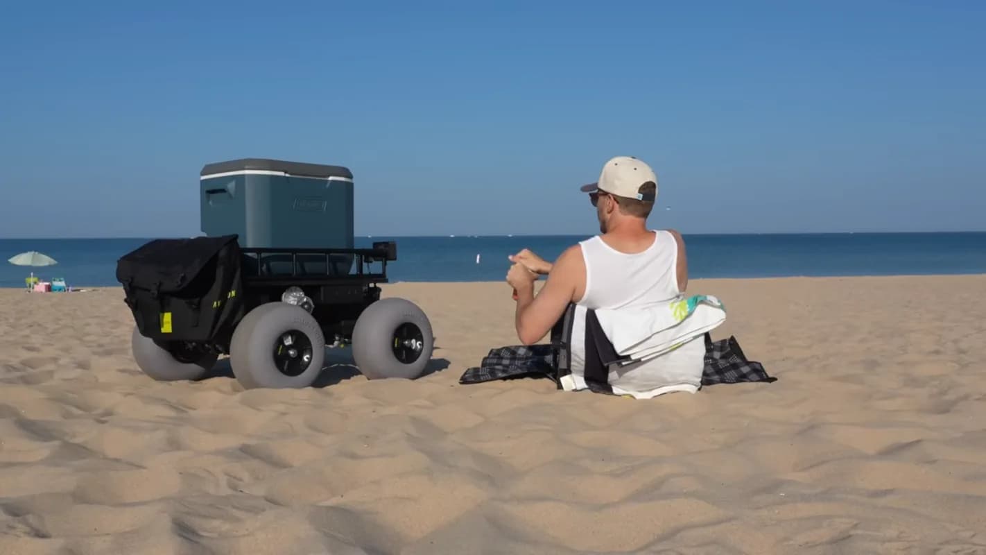 Robot playero: la solución DIY para cargar equipo pesado