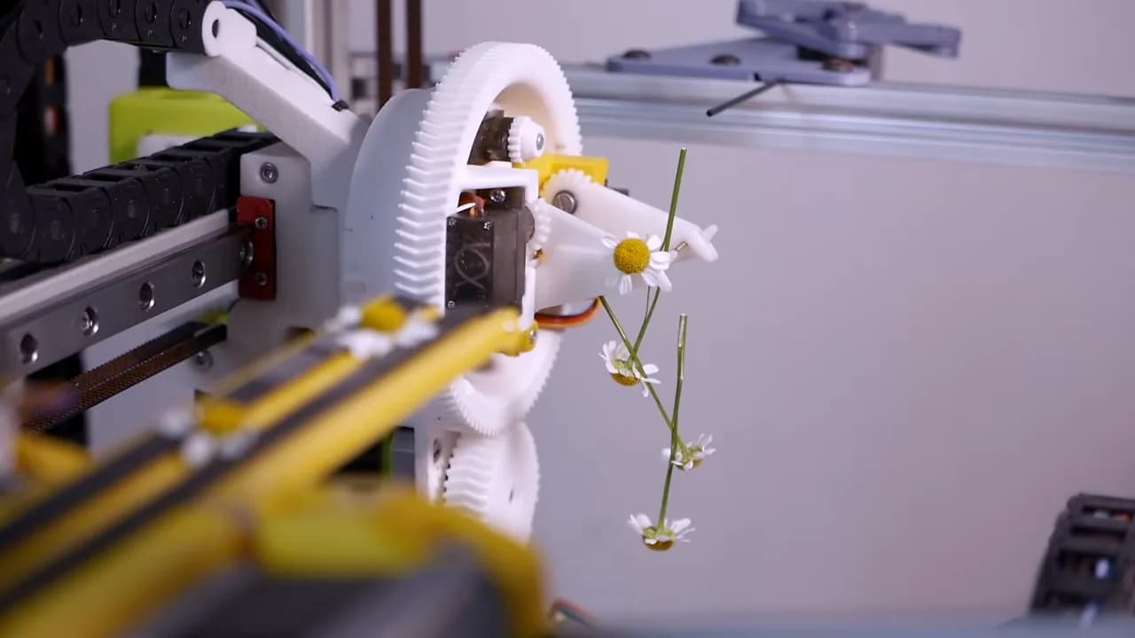 Daisy, el robot que arma cadenas de margaritas con un bisturí