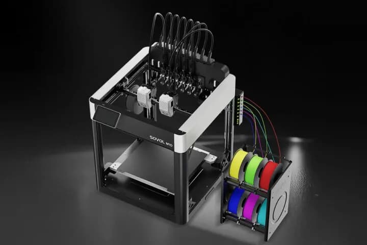Sovol M1D: Impresora 3D IDEX con 7 cabezales intercambiables
