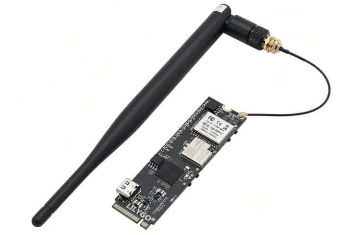 LILYGO T-Halow P4 junta un ESP32-P4 y WiFi HaLow en una tarjeta M.2