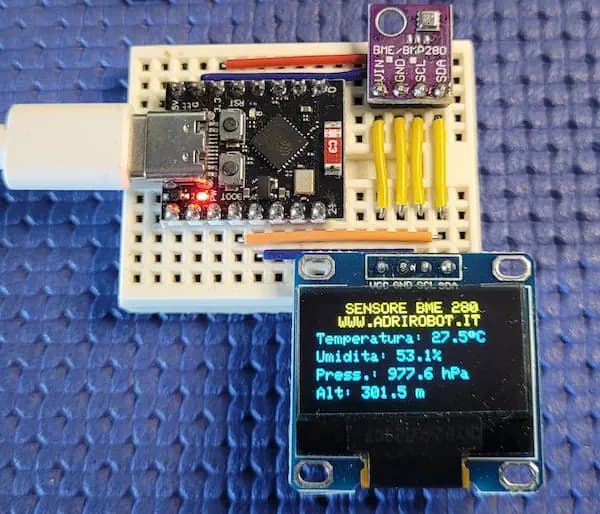 Cómo leer el BME280 con un ESP32-C3 SuperMini y una pantalla OLED