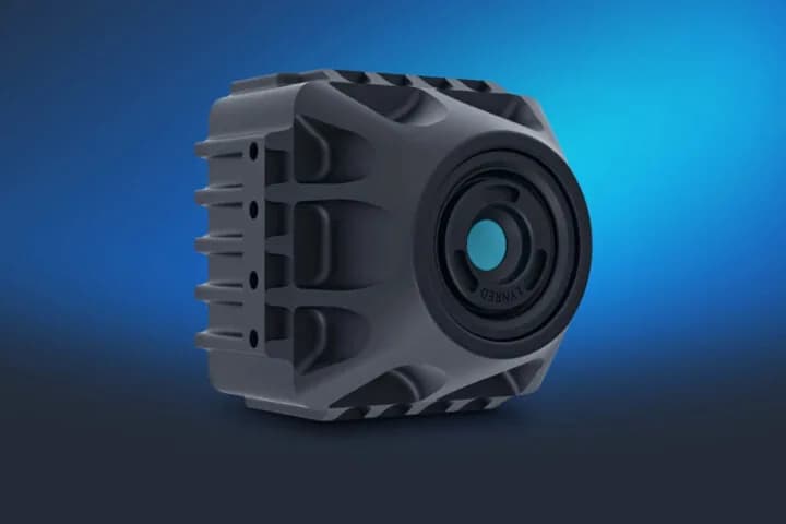 8Sight T100, una cámara térmica de 38 gramos con un STM32N6 adentro