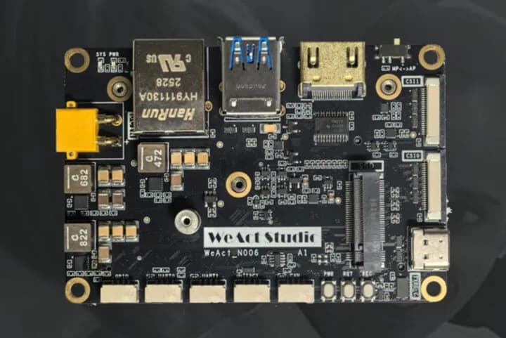 WeAct N006 lleva Jetson Orin NX a 90x60 mm por USD 110,50