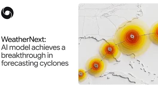 WeatherNext: IA de DeepMind revoluciona el pronóstico de ciclones