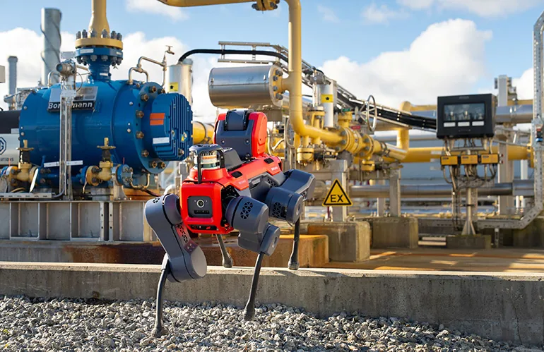 El robot ANYmal X hace inspecciones industriales de forma autónoma.