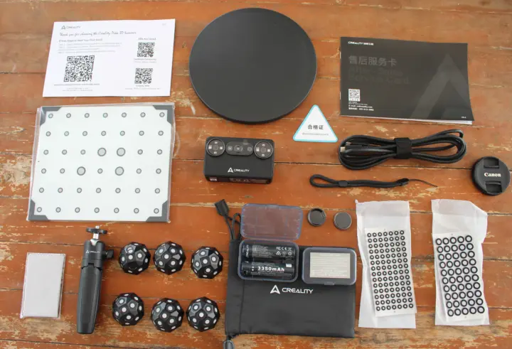Unboxing del escáner 3D Creality Pika