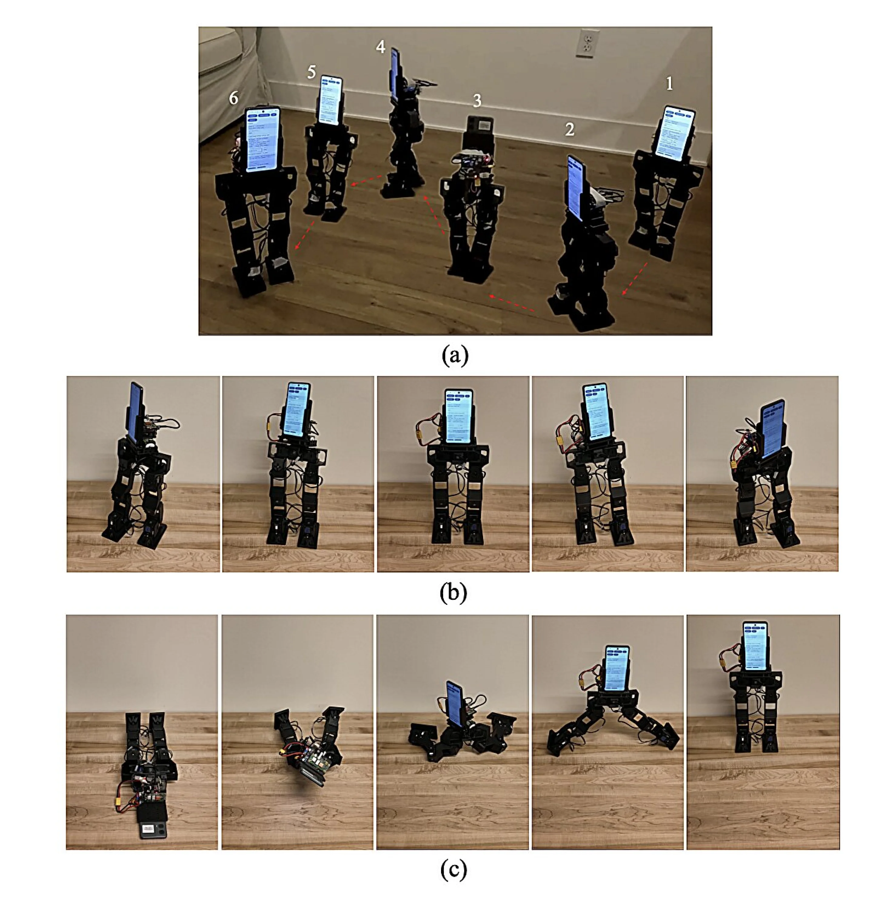 PhoneBot puede caminar, seguir a una persona y levantarse desde una posición boca abajo