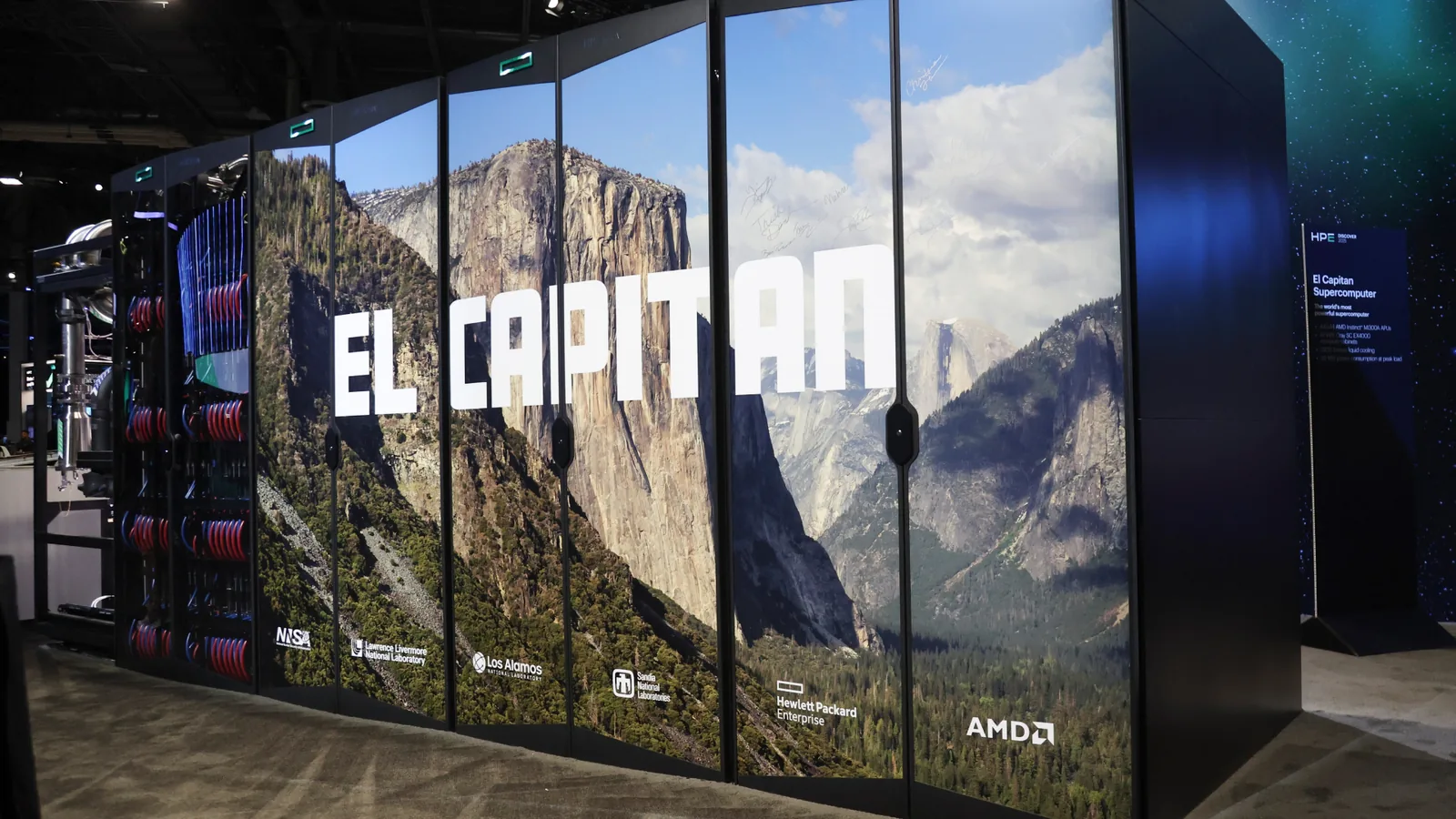 Supercomputador El Capitan de HP en Las Vegas