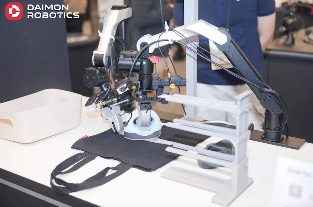 Sistema de manipulación táctil de Daimon Robotics. Imagen de Daimon Robotics.