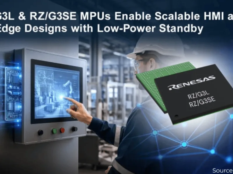 Renesas lanza los MPU de 64 bits RZ/G3L y RZ/G3SE para HMI e IoT en el borde