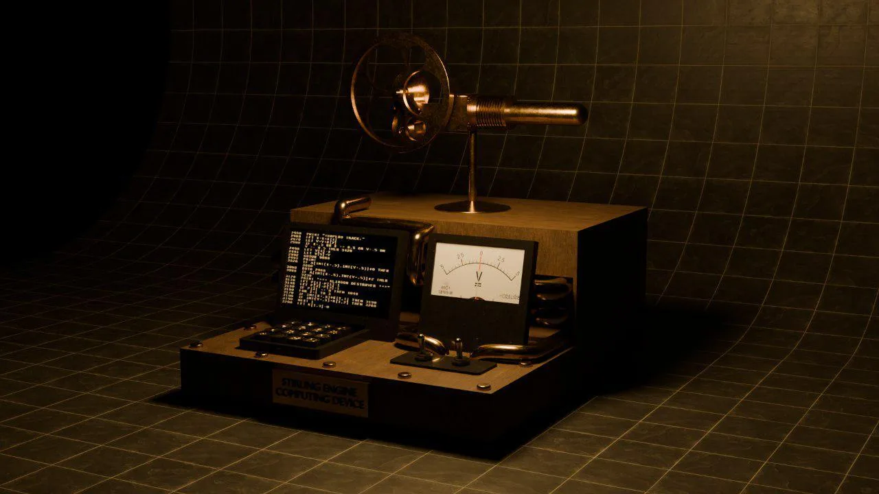 Proceso de armado del microcomputador casero impulsado por un motor Stirling
